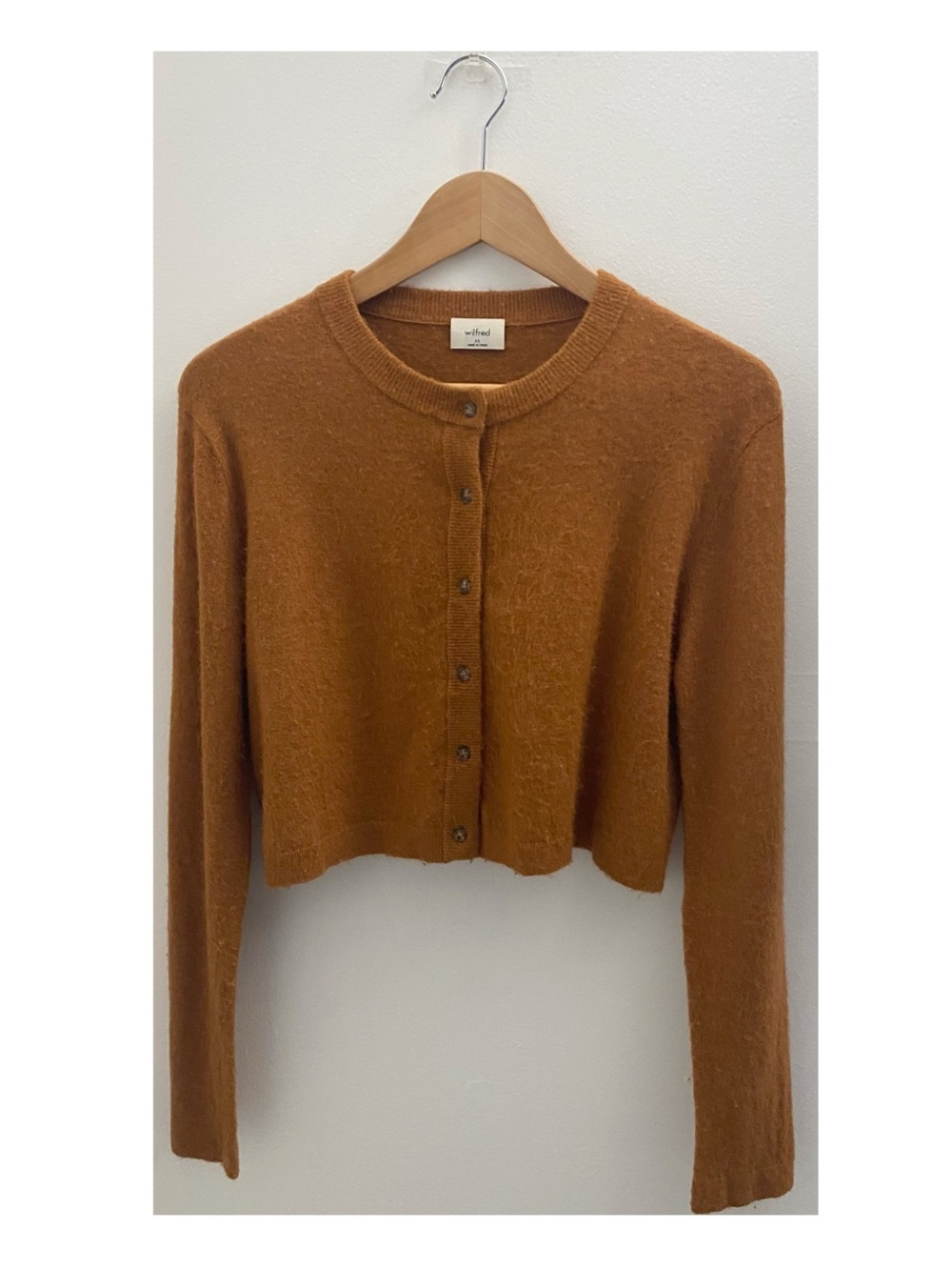 Aritzia Wilfred Cashmere & Wool Blend Cardigan Sweater Size XS